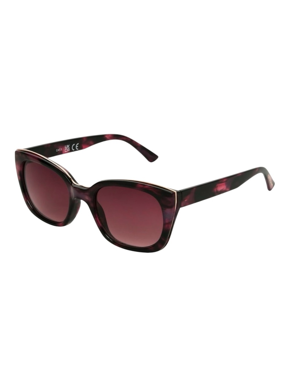 Foster Grant Pink Tortoiseshell Cat-Eye Women's Sunglasses - NWT